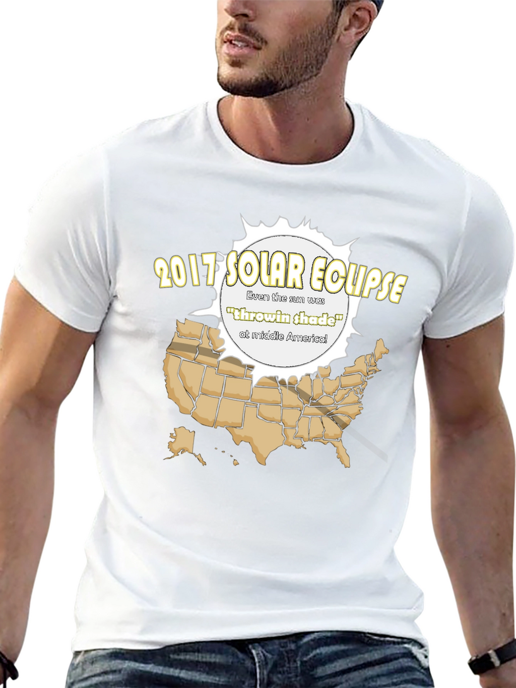 2017 Solar Eclipse T-Shirt - Throwin Shade Design