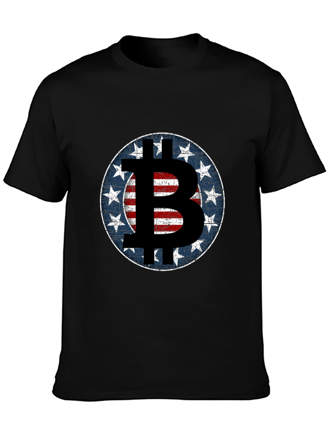 Bitcoin USA Flag T-Shirt - Crypto Fashion