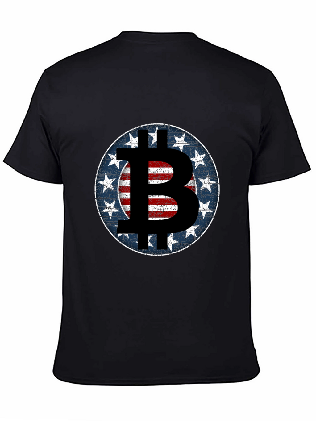 Bitcoin USA Flag T-Shirt - Crypto Fashion