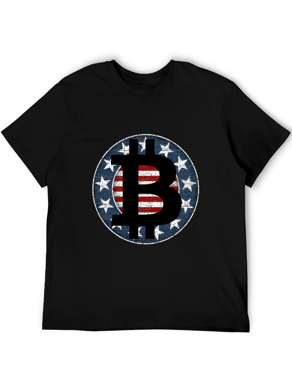Bitcoin USA Flag T-Shirt - Crypto Fashion