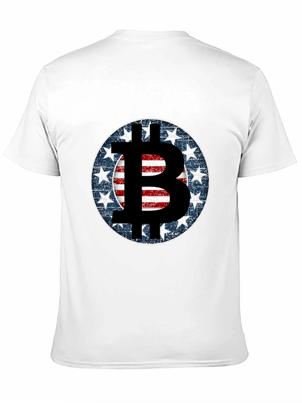 Bitcoin USA Flag T-Shirt - Crypto Fashion