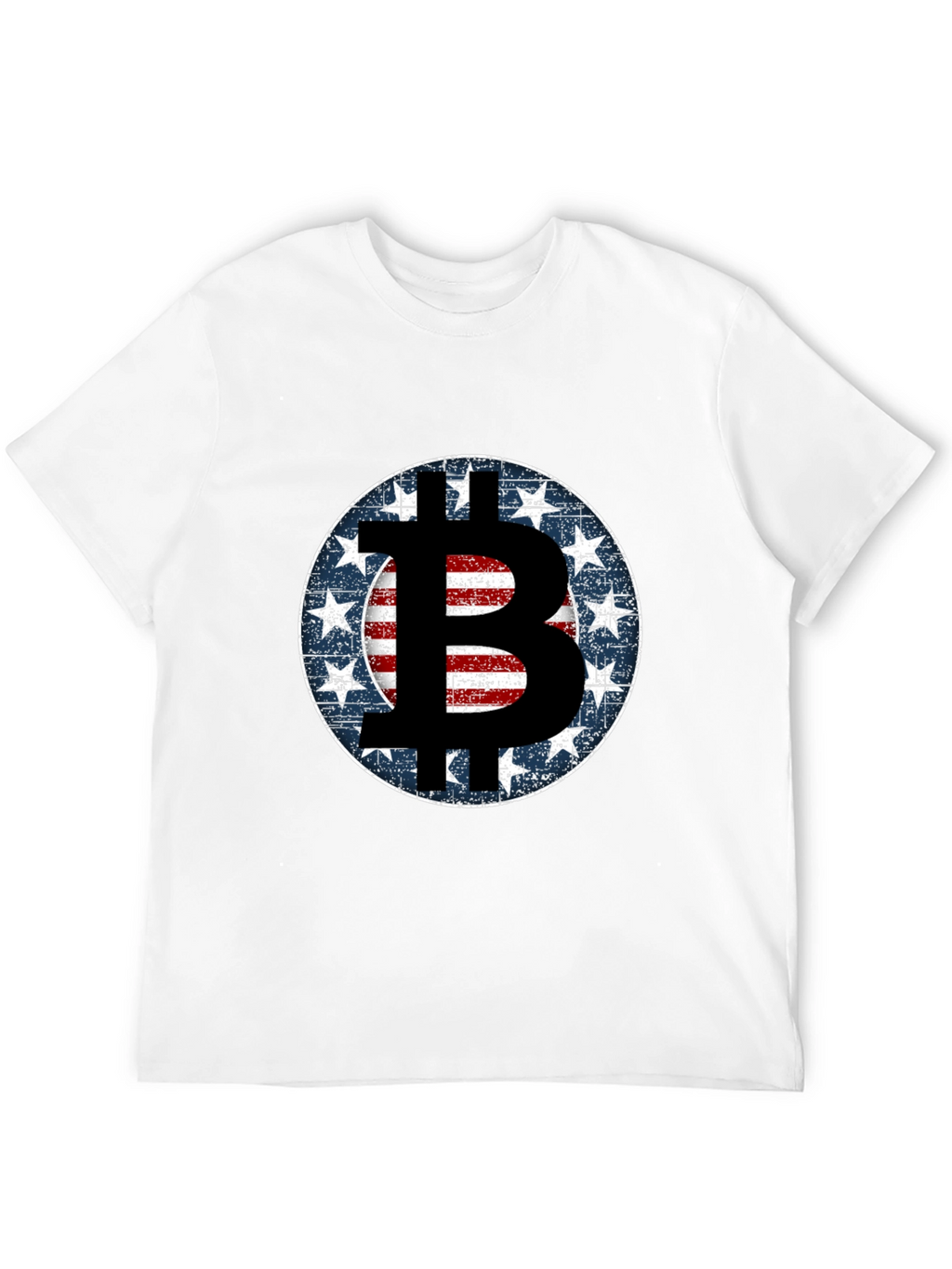 Bitcoin USA Flag T-Shirt - Crypto Fashion