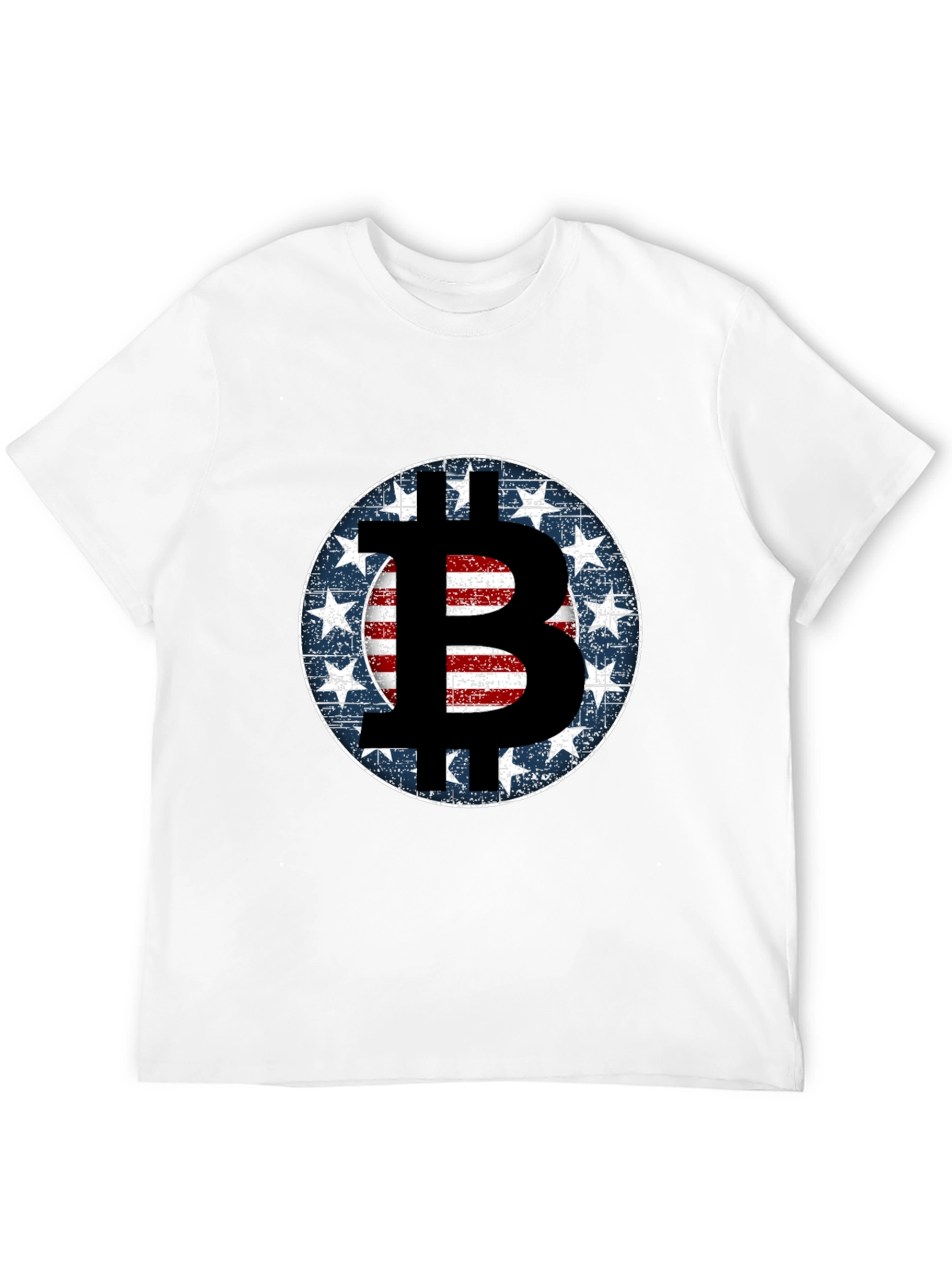 Bitcoin USA Flag T-Shirt - Crypto Fashion