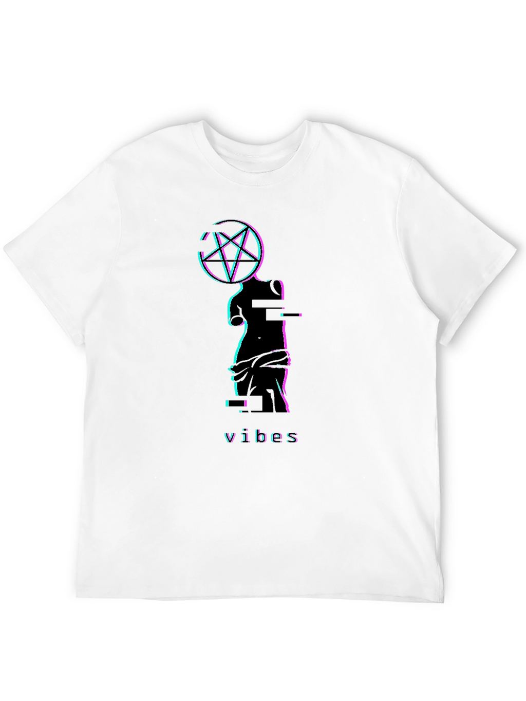 Glitch Venus Vibes T-Shirt - Black