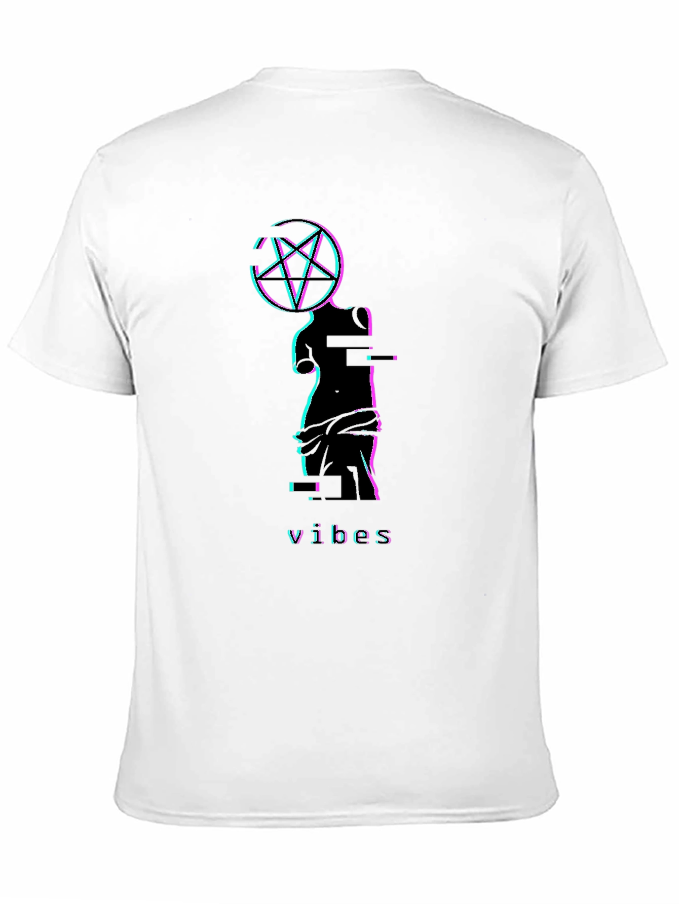 Glitch Venus Vibes T-Shirt - Black