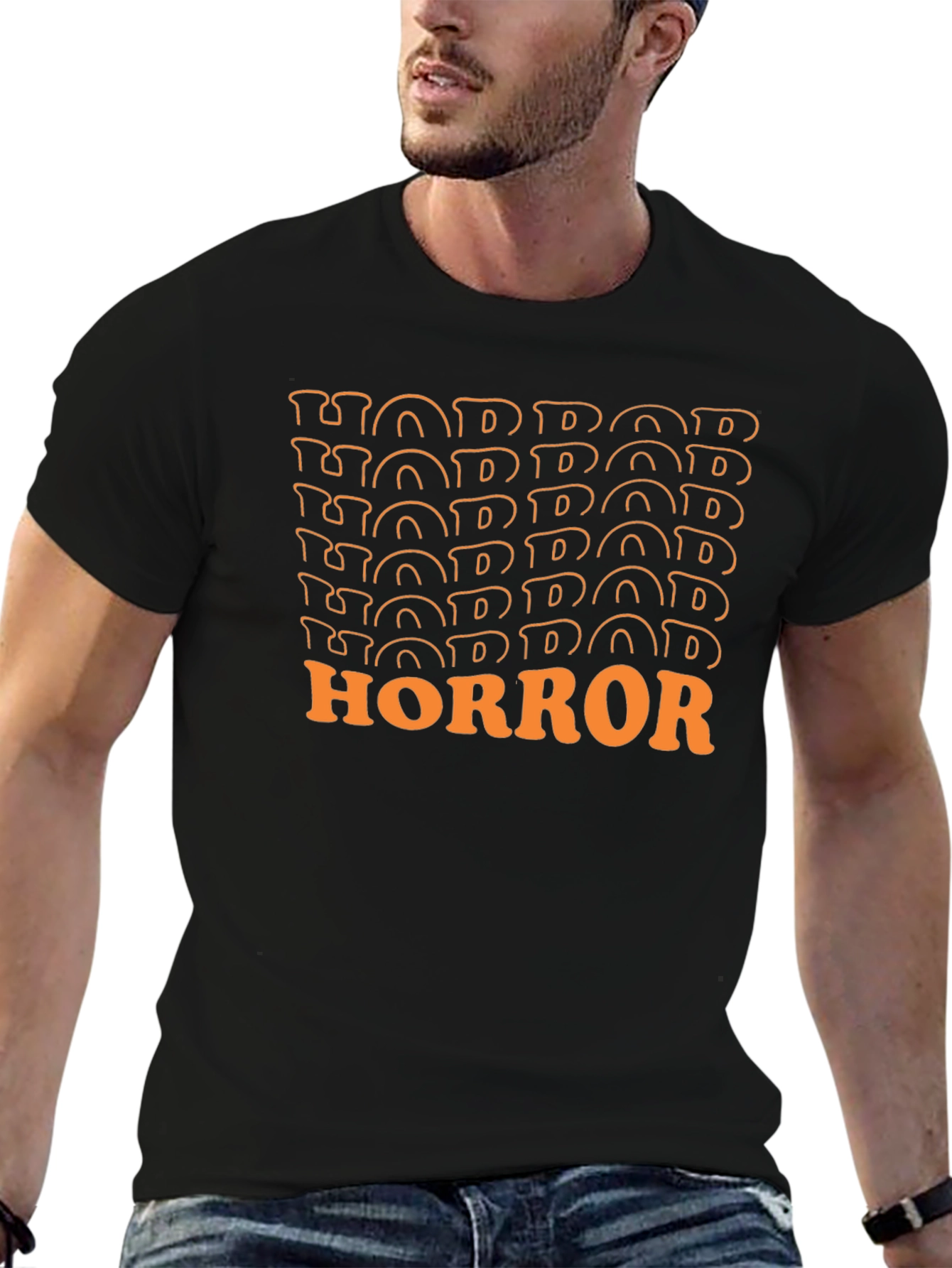 Hooded Horror T-Shirt - Graphic Tee