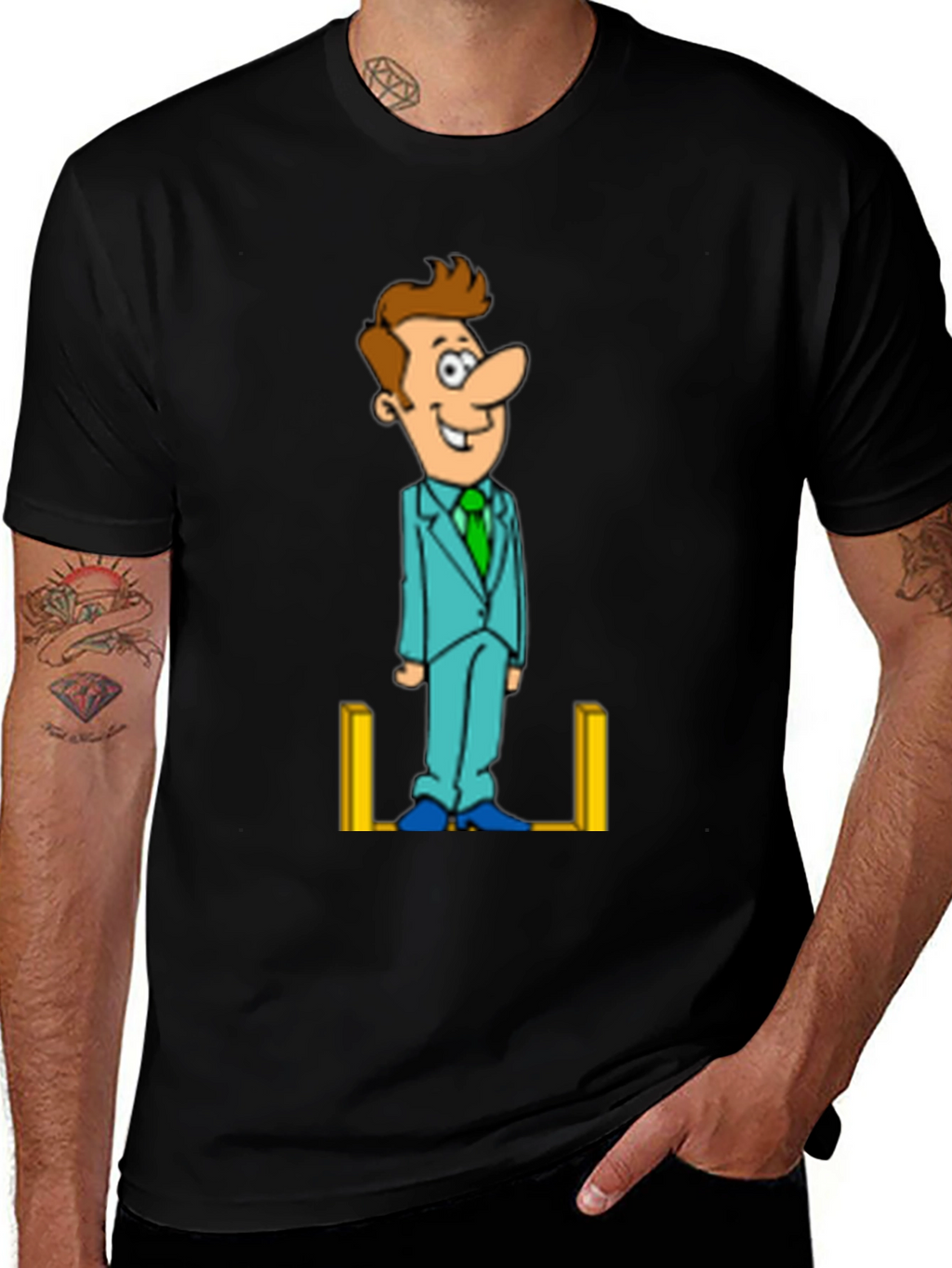 Cartoon Character Graphic T-Shirt