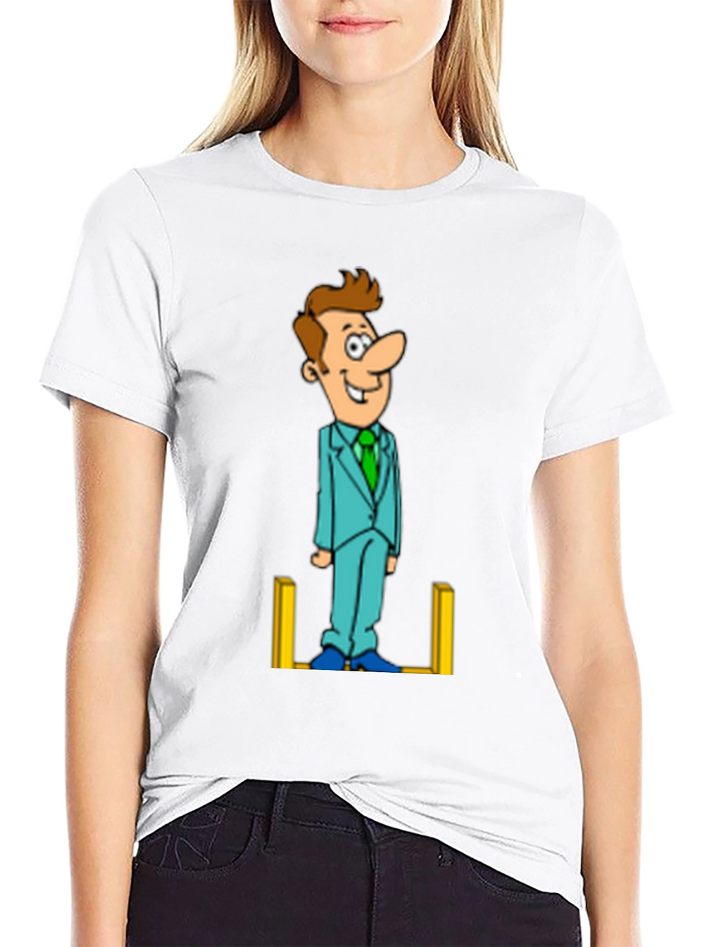 Cartoon Character Graphic T-Shirt