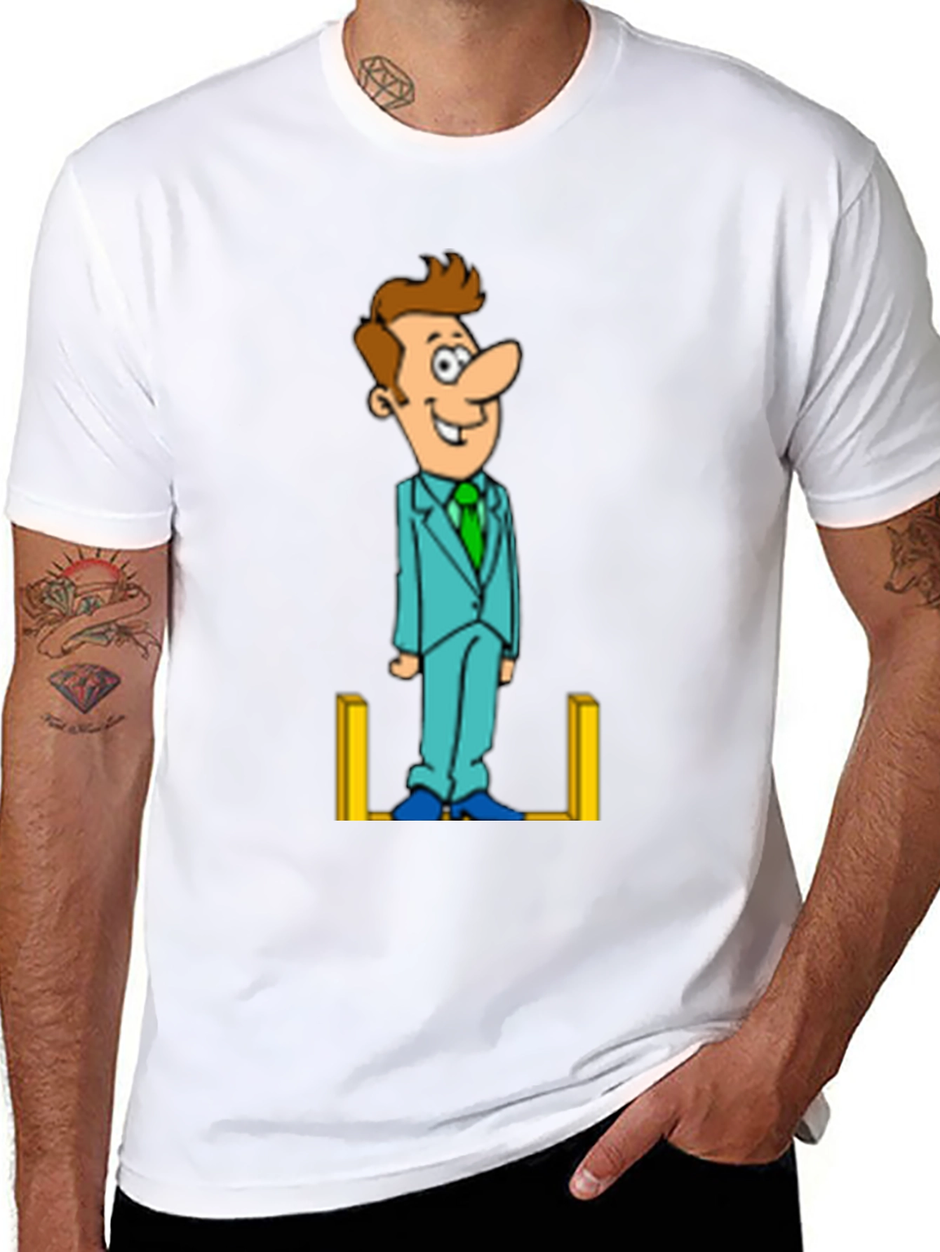 Cartoon Character Graphic T-Shirt