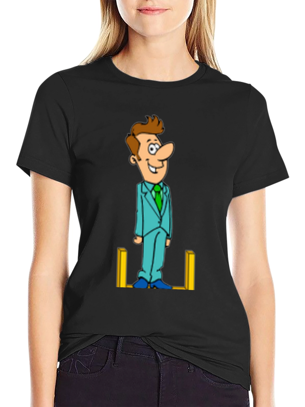 Cartoon Character Graphic T-Shirt