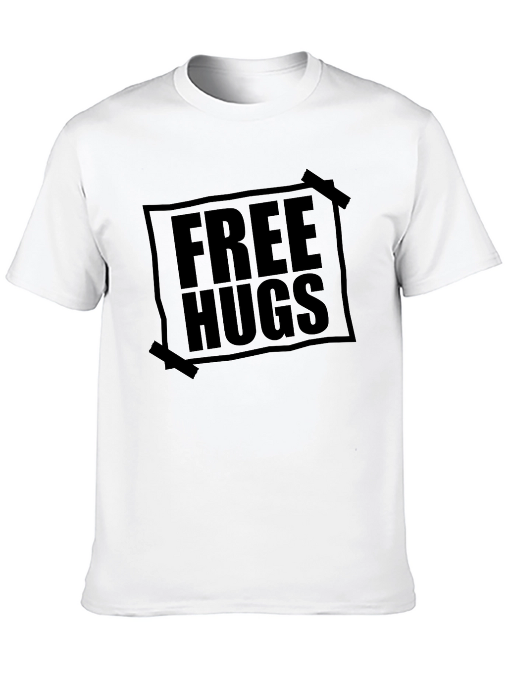 Free Hugs Graphic Tee - Soft Cotton Blend