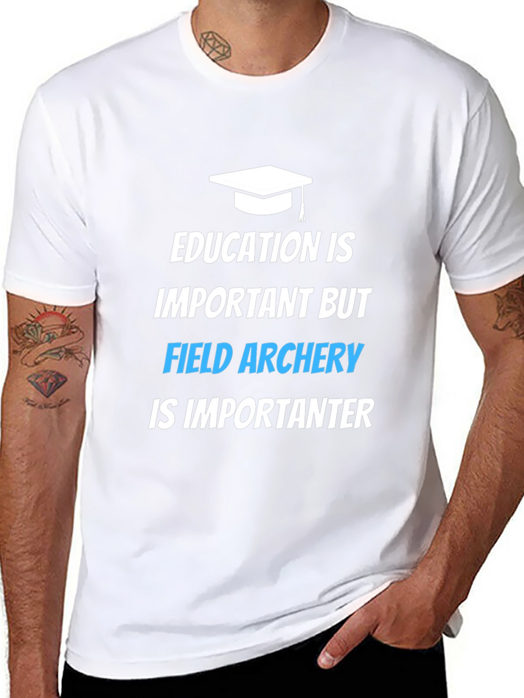 Field Archery T-Shirt: Education Is Important