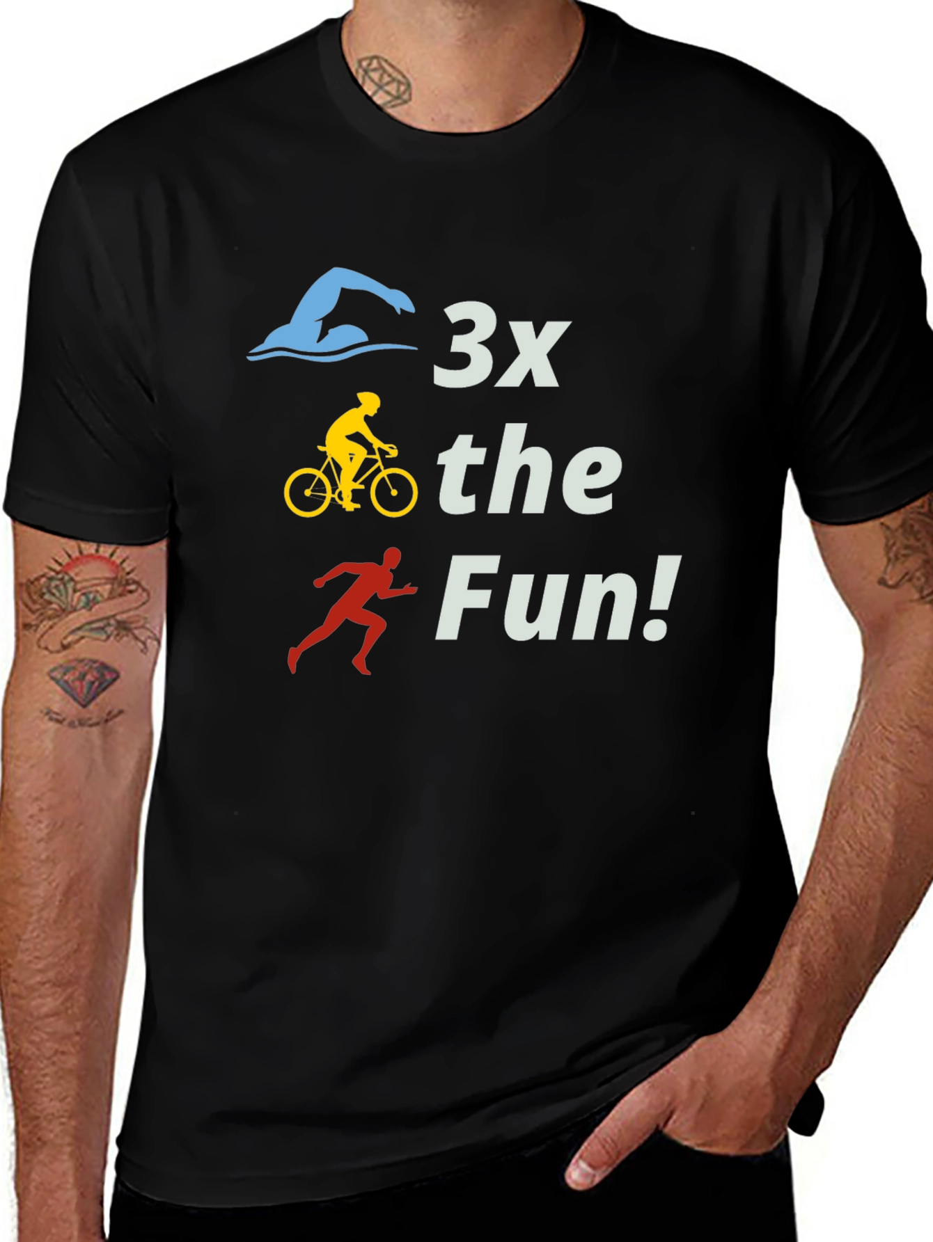 3x The Fun Triathlon T-Shirt