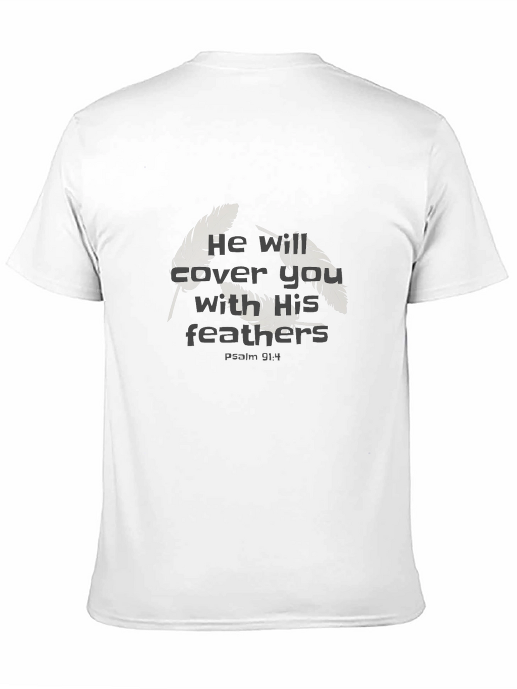 Faith-Inspired Feather Graphic Tee