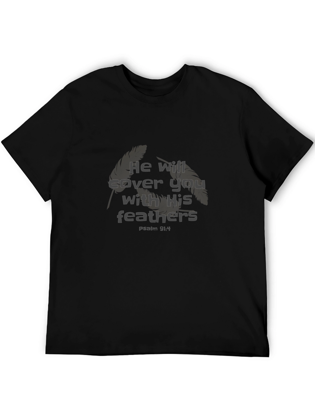 Faith-Inspired Feather Graphic Tee