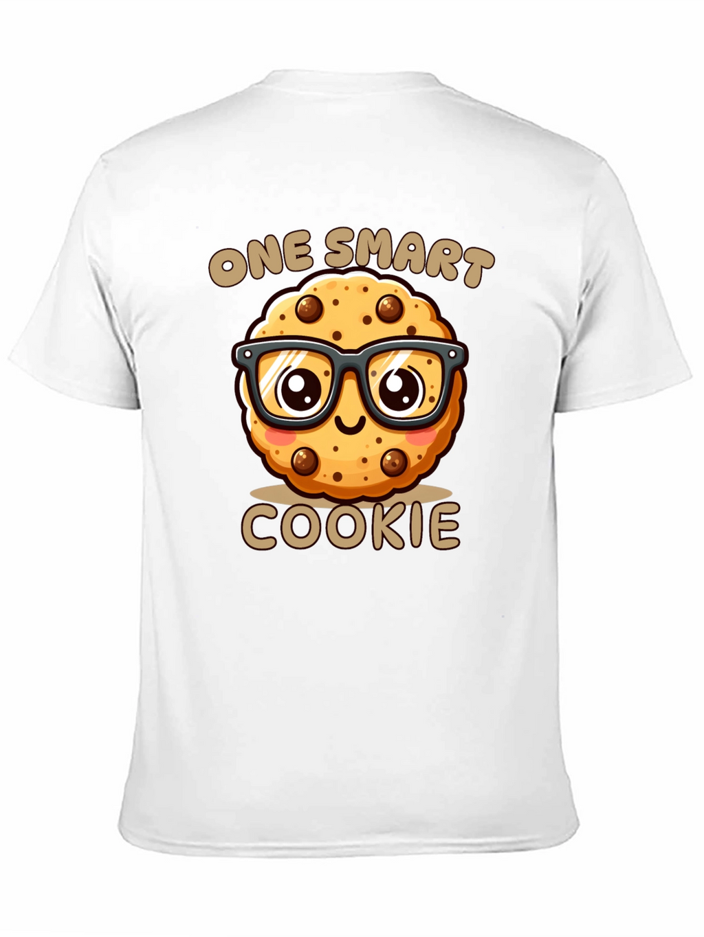 One Smart Cookie Black T-Shirt - Funny Novelty Tee