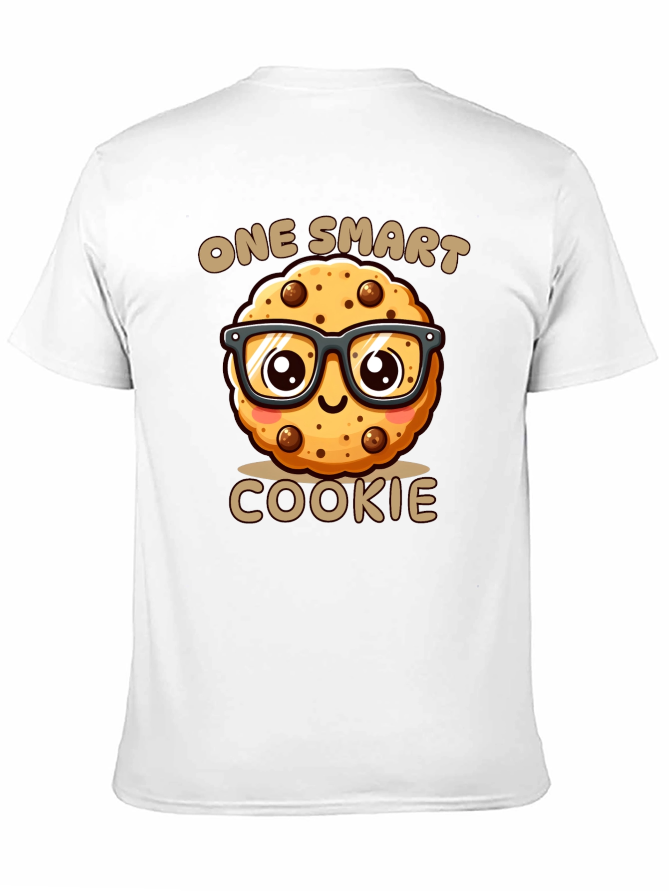 One Smart Cookie Black T-Shirt - Funny Novelty Tee