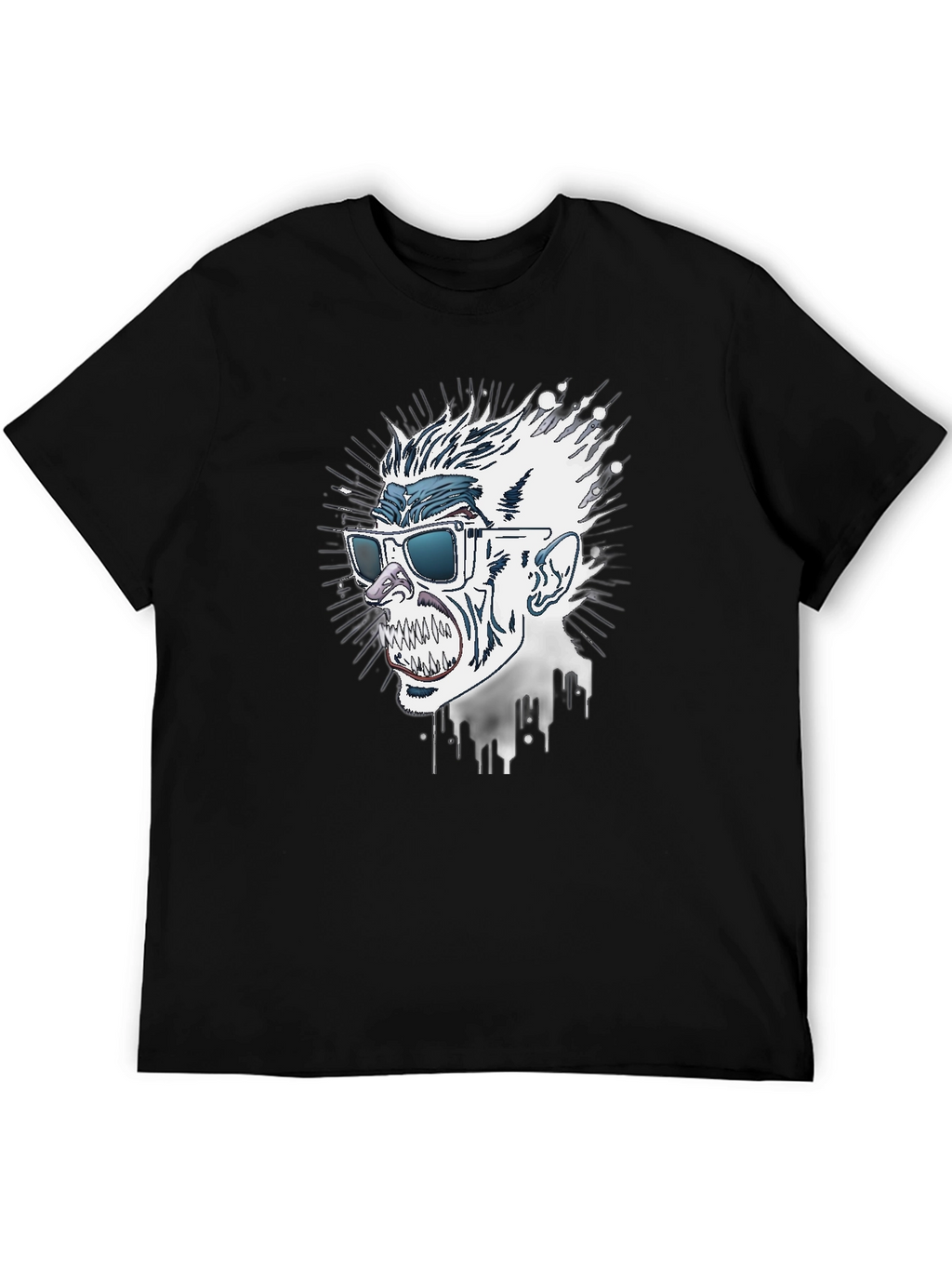 Cool Monster Graphic Print Tee