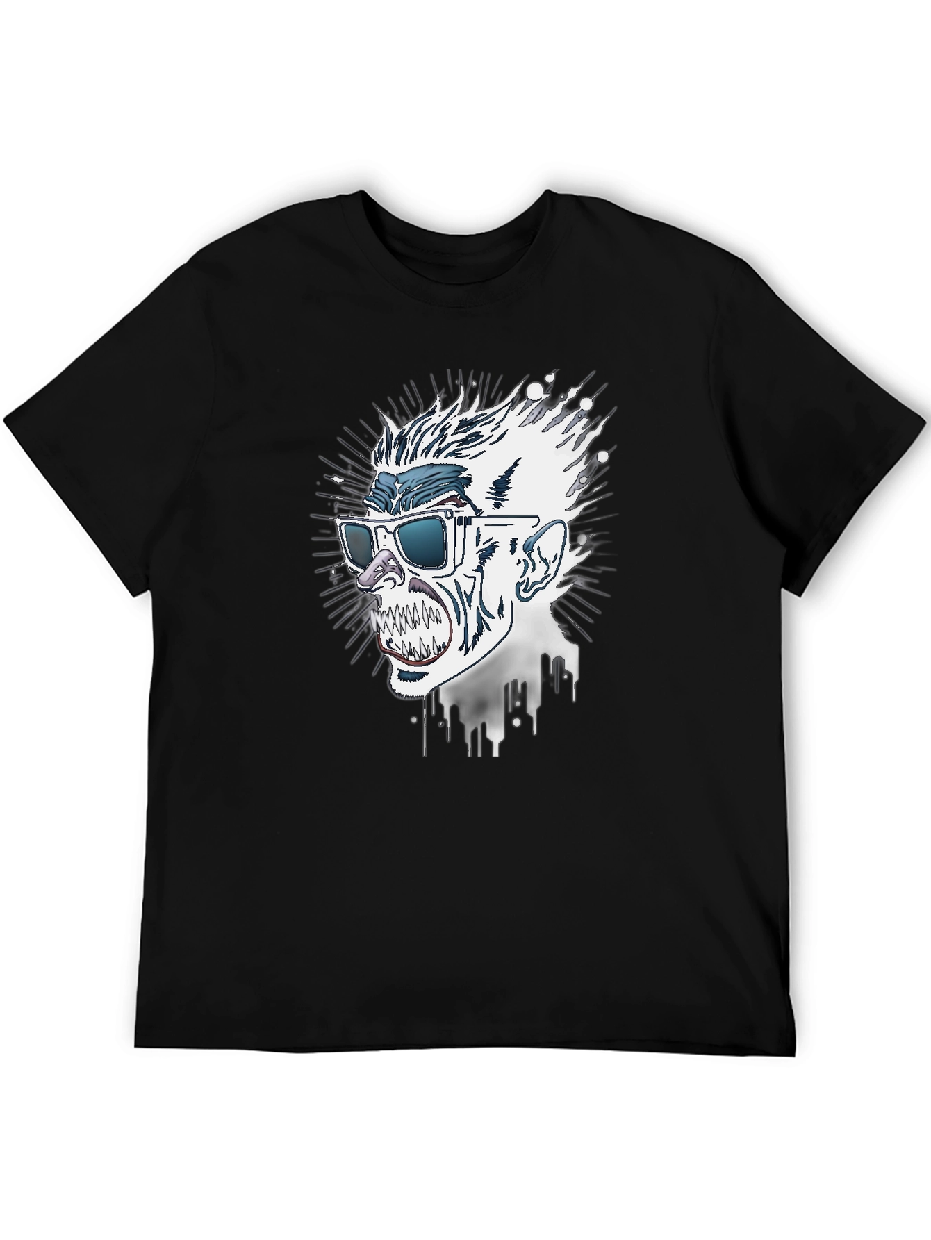 Cool Monster Graphic Print Tee