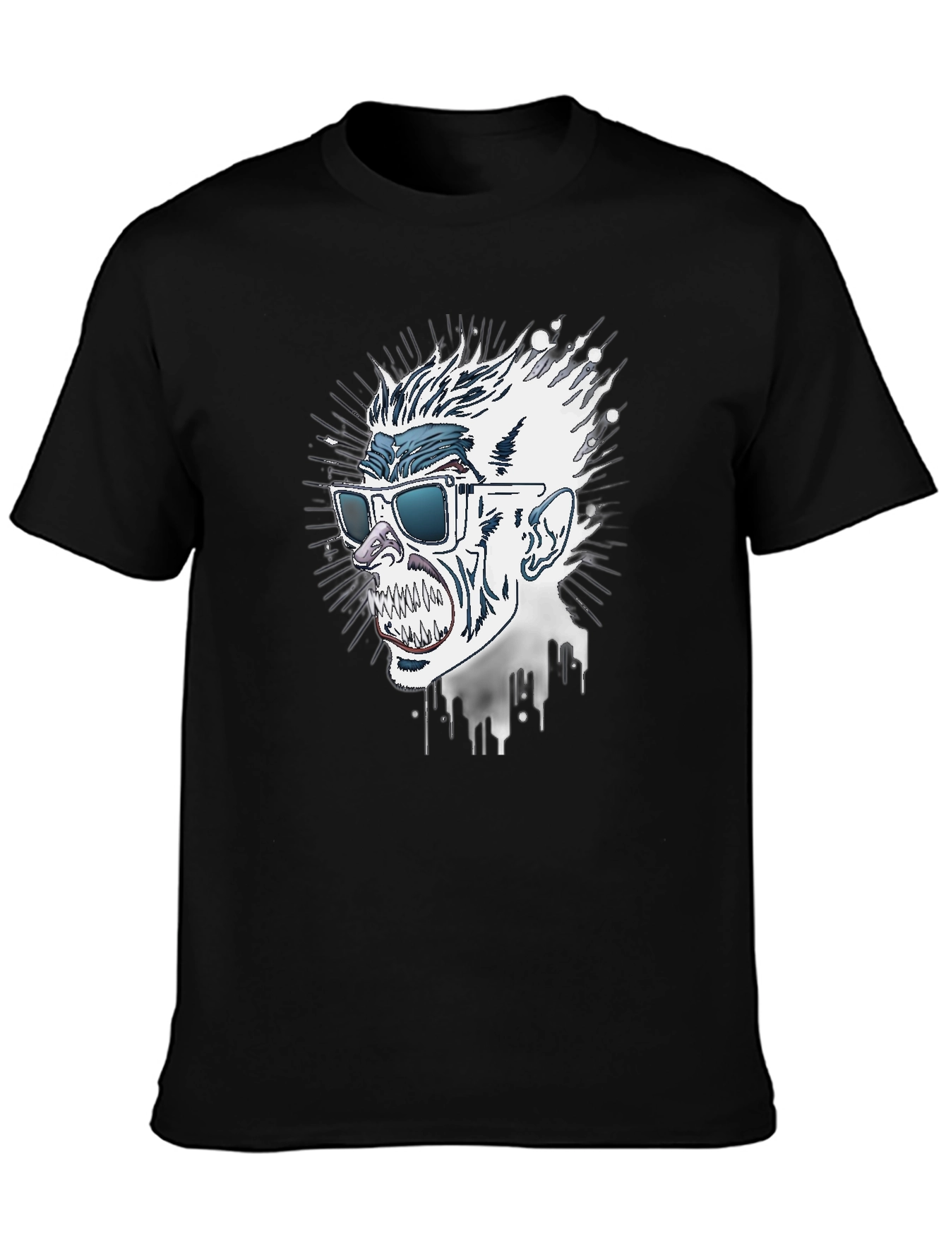 Cool Monster Graphic Print Tee