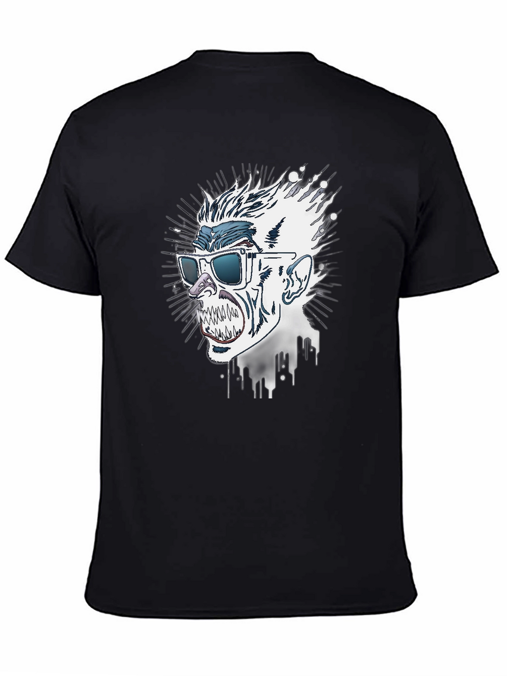 Cool Monster Graphic Print Tee