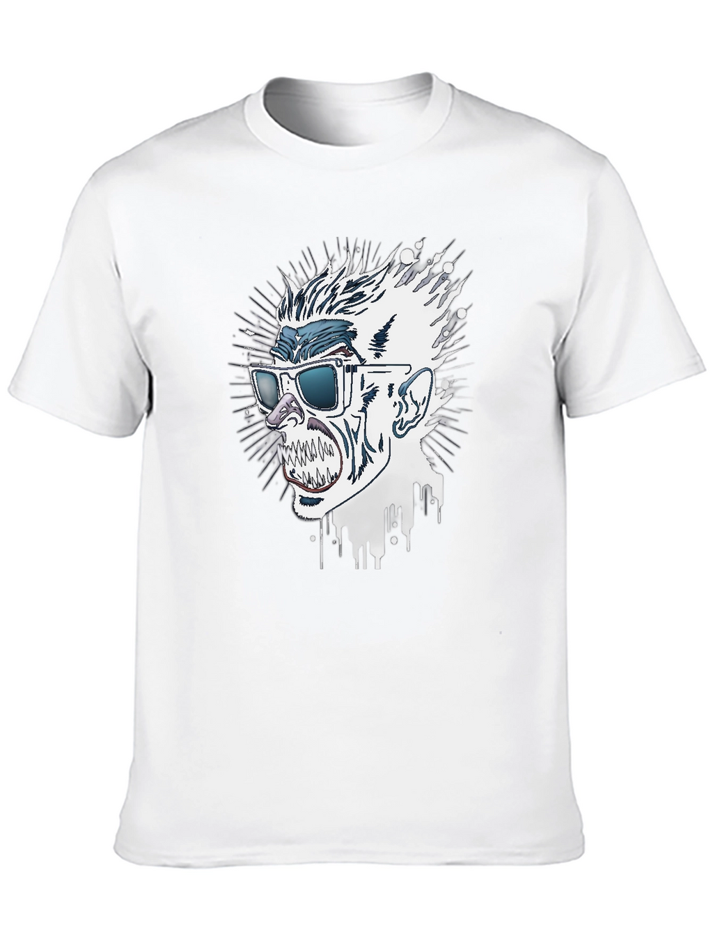 Cool Monster Graphic Print Tee