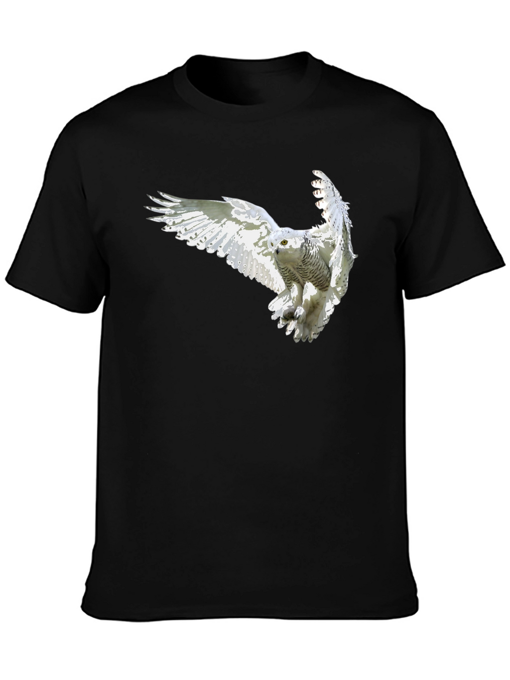 Owl Graphic Black T-Shirt - Mens Fashion Tee