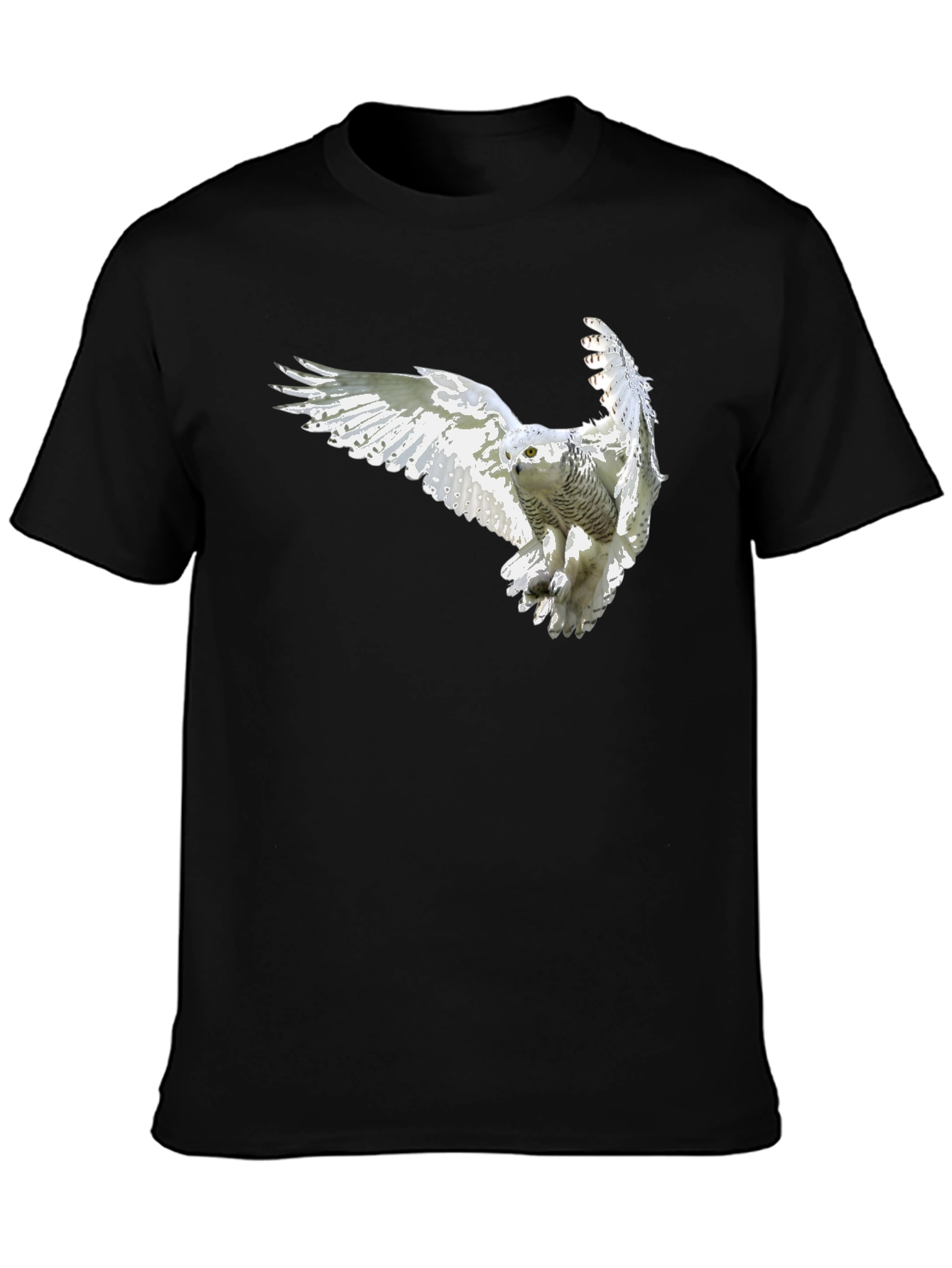 Owl Graphic Black T-Shirt - Mens Fashion Tee