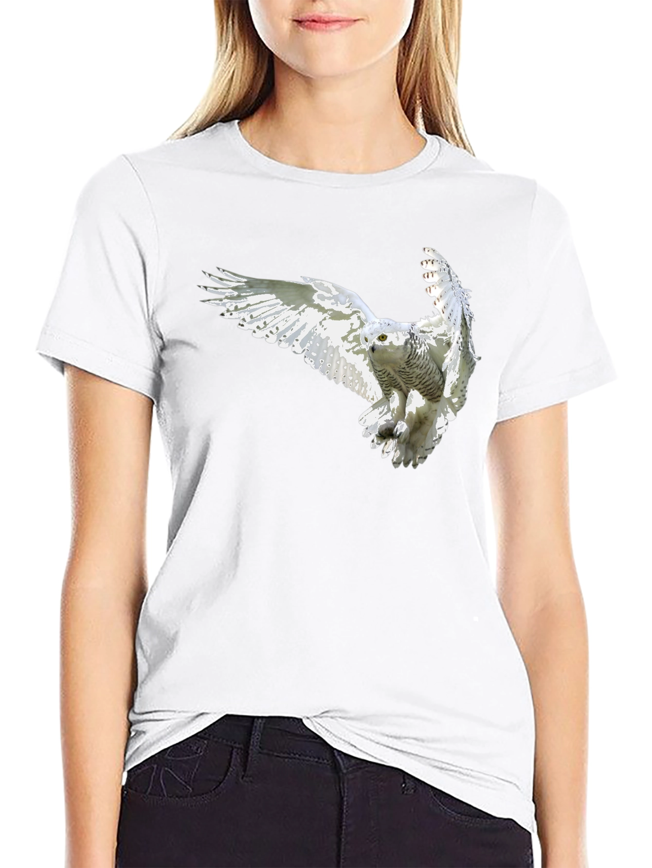 Owl Graphic Black T-Shirt - Mens Fashion Tee