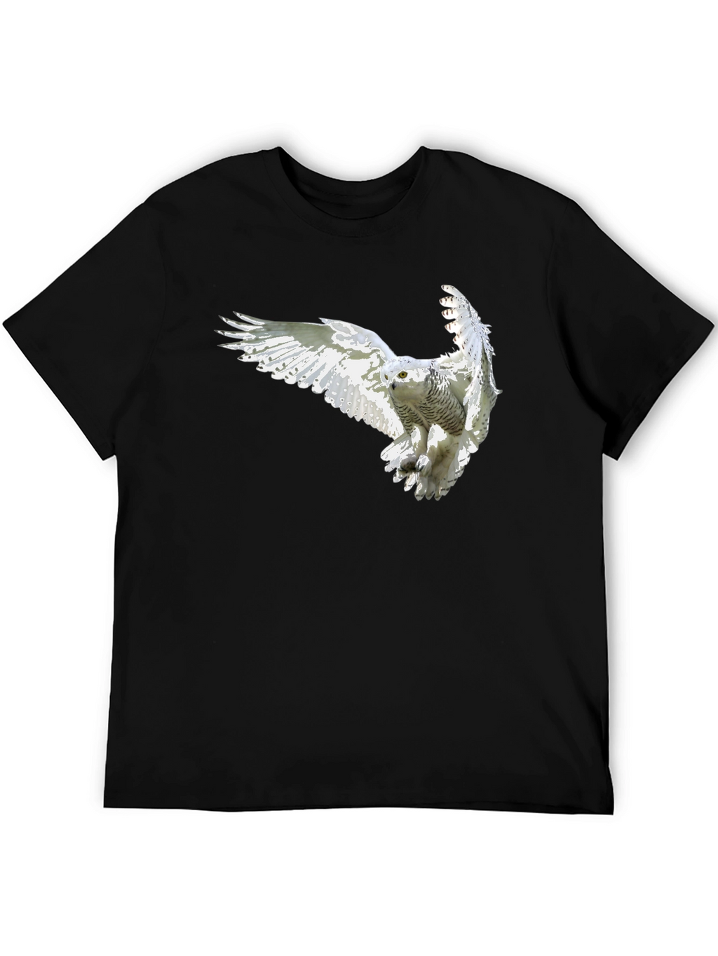Owl Graphic Black T-Shirt - Mens Fashion Tee