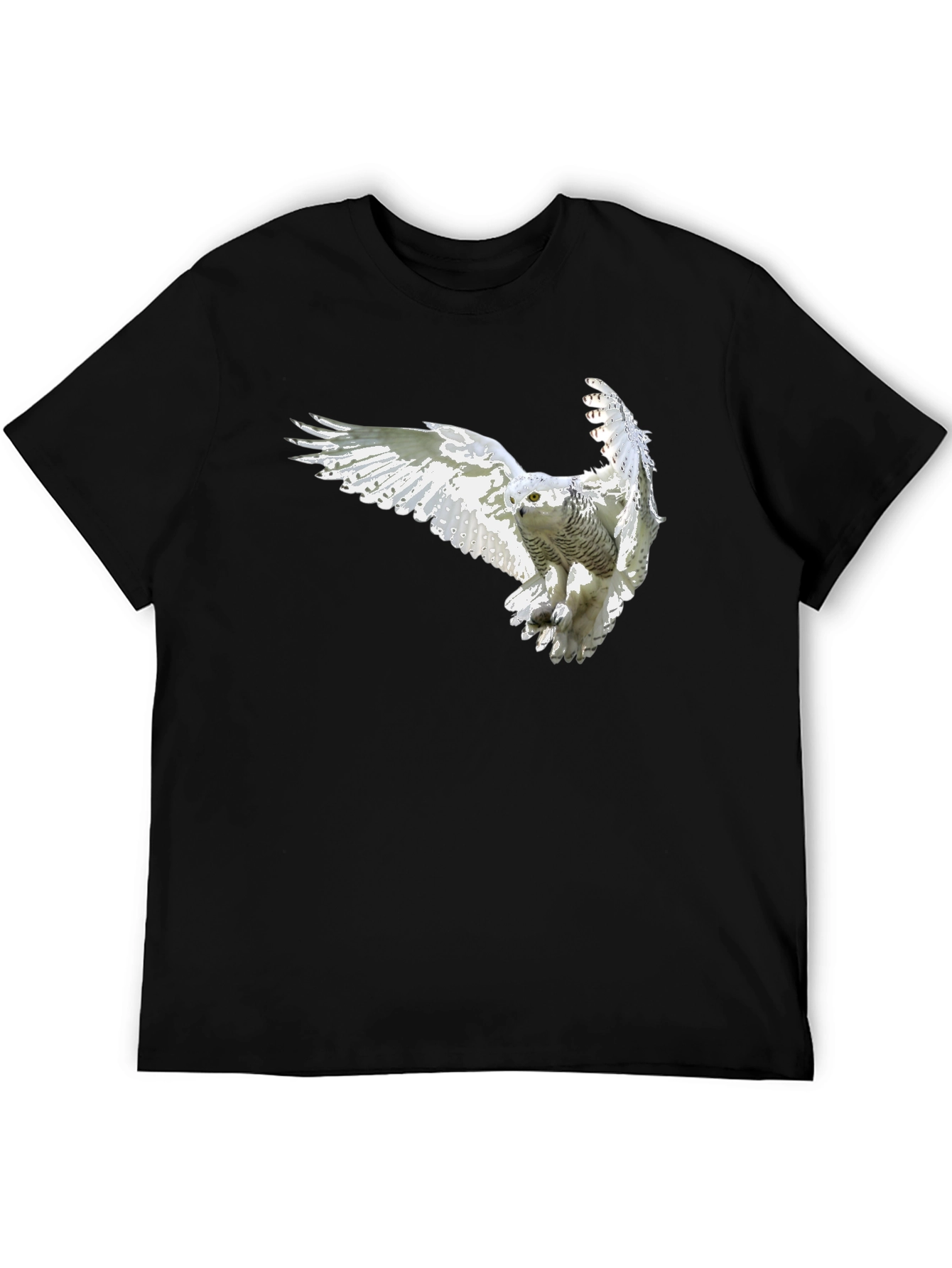 Owl Graphic Black T-Shirt - Mens Fashion Tee