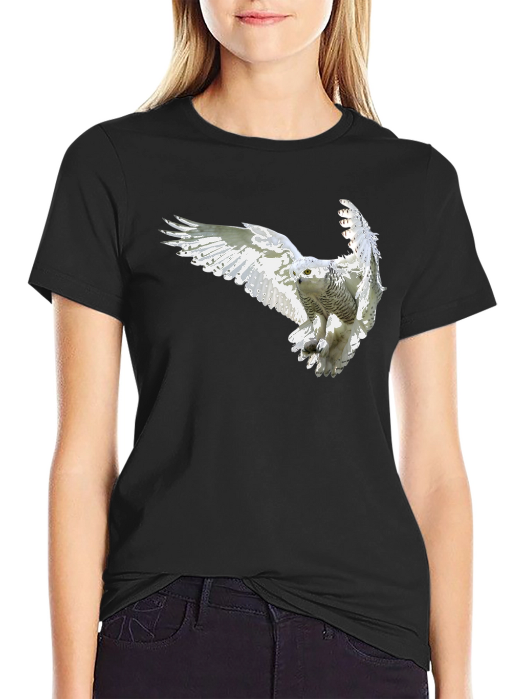 Owl Graphic Black T-Shirt - Mens Fashion Tee
