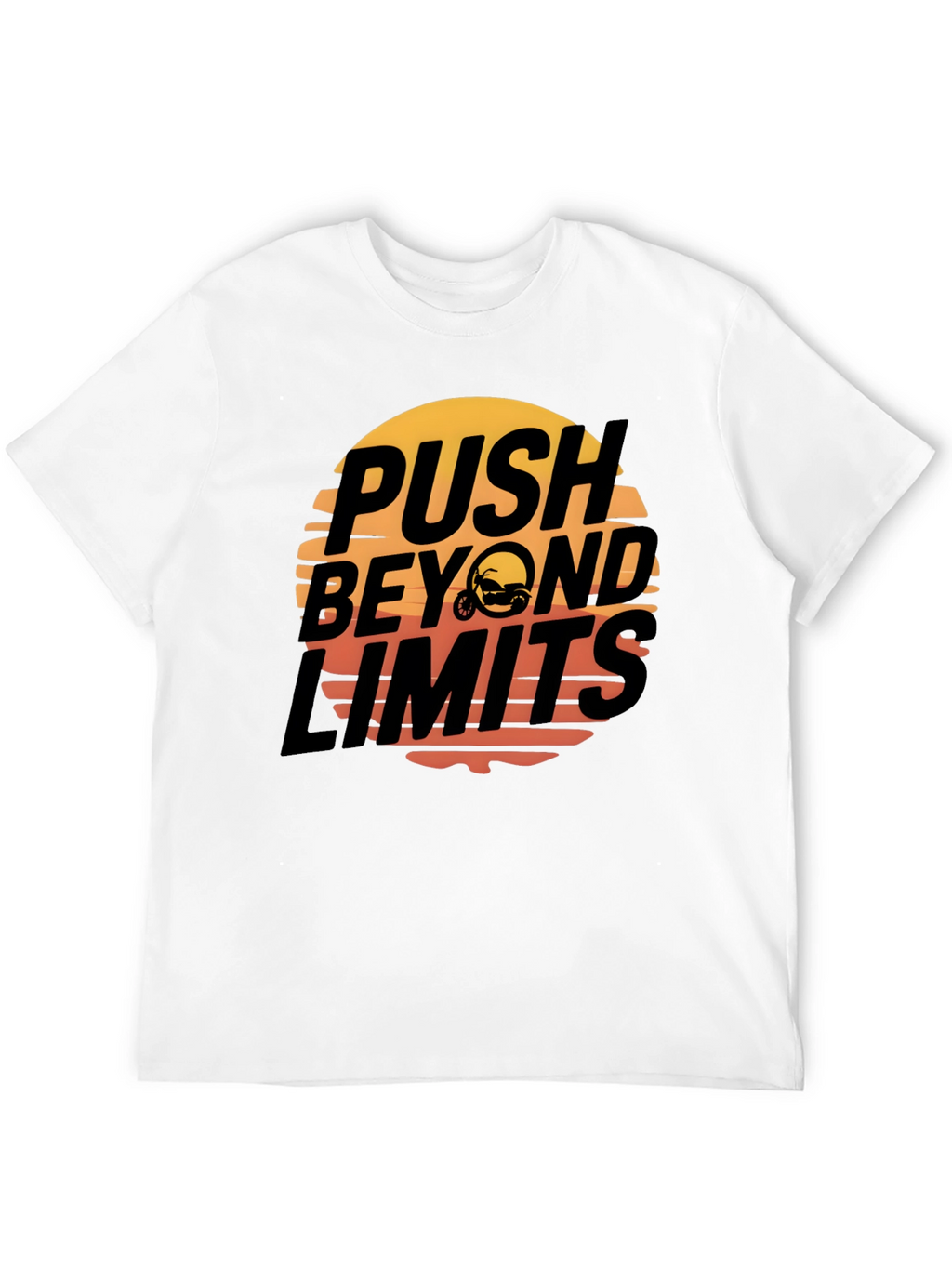 Push Beyond Limits Graphic Tee - Black