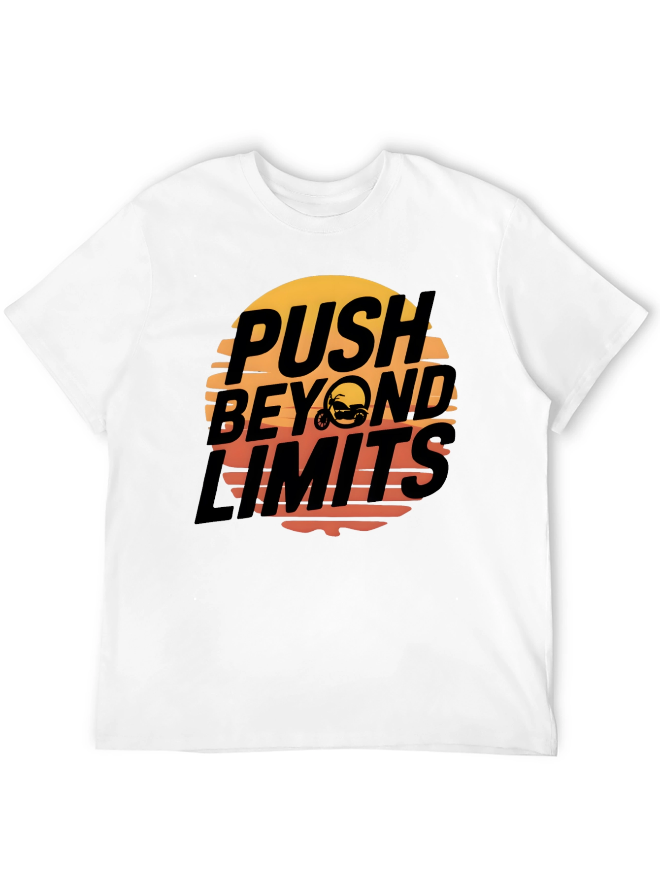 Push Beyond Limits Graphic Tee - Black