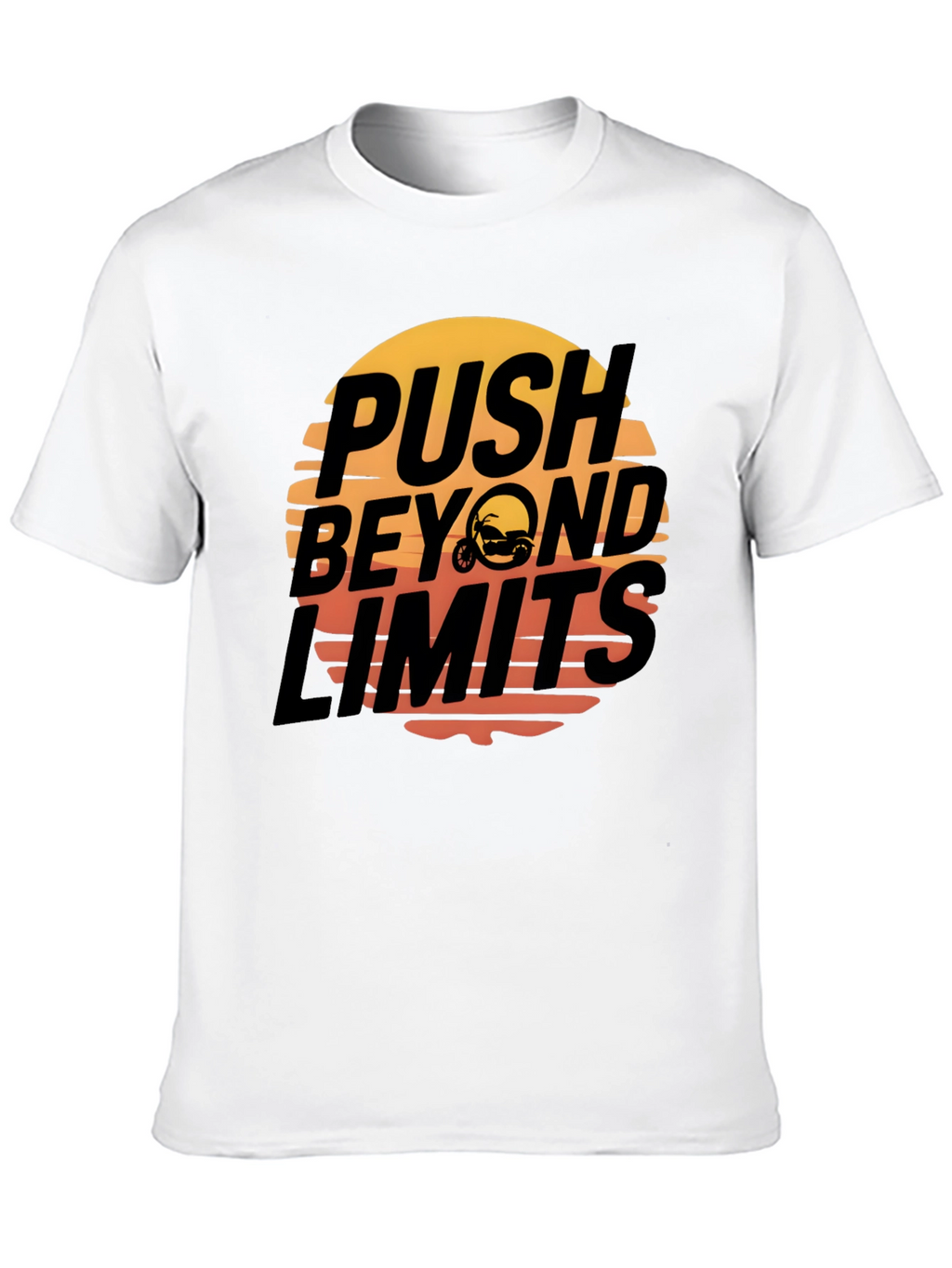 Push Beyond Limits Graphic Tee - Black