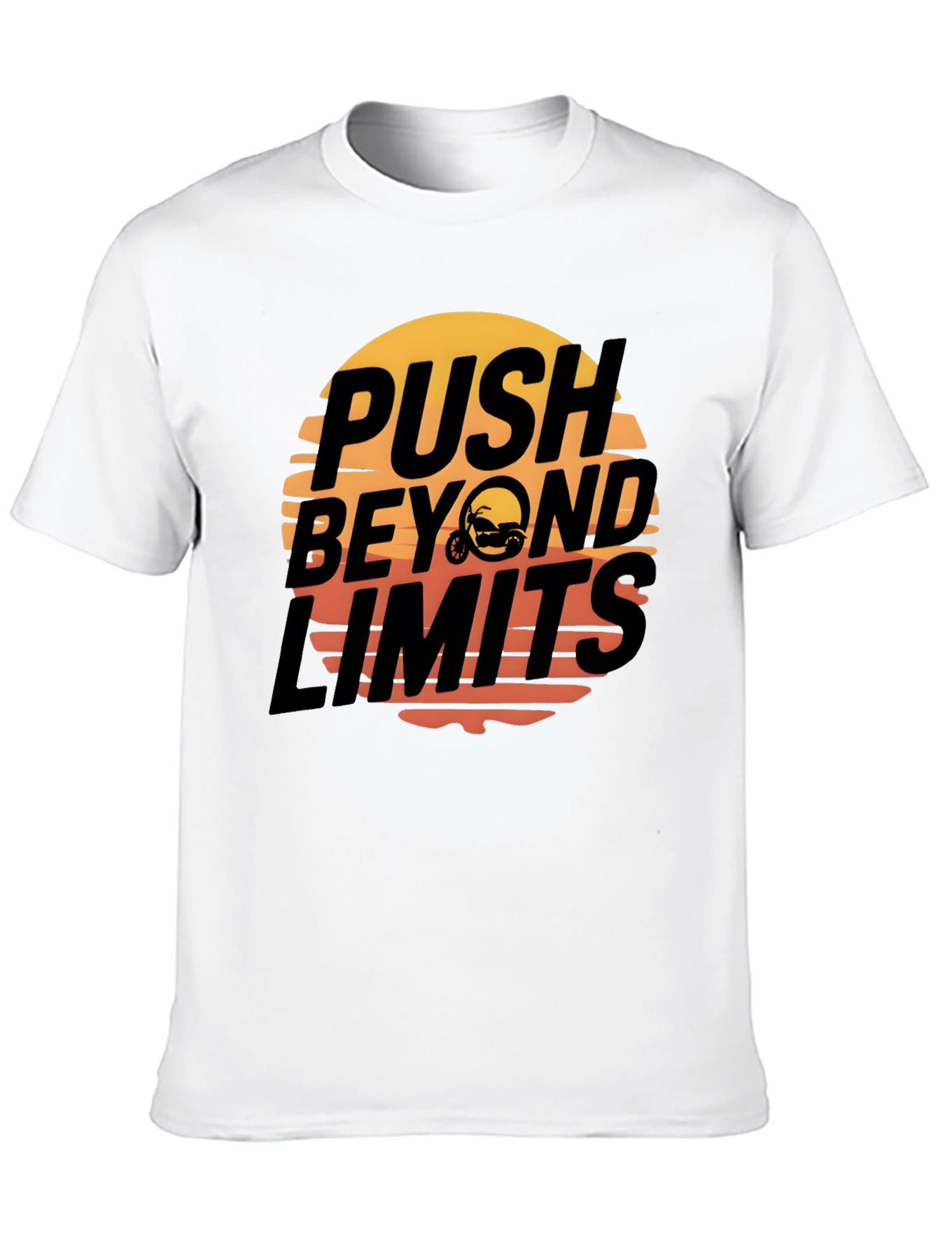 Push Beyond Limits Graphic Tee - Black