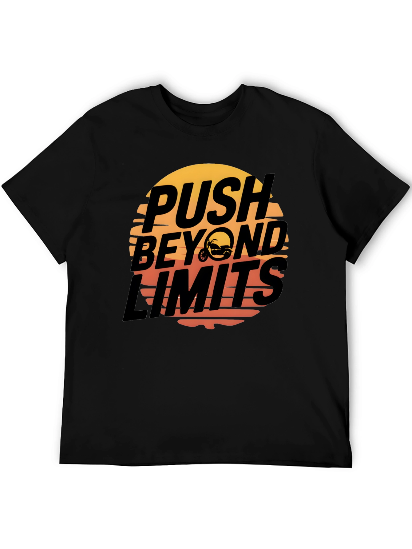 Push Beyond Limits Graphic Tee - Black