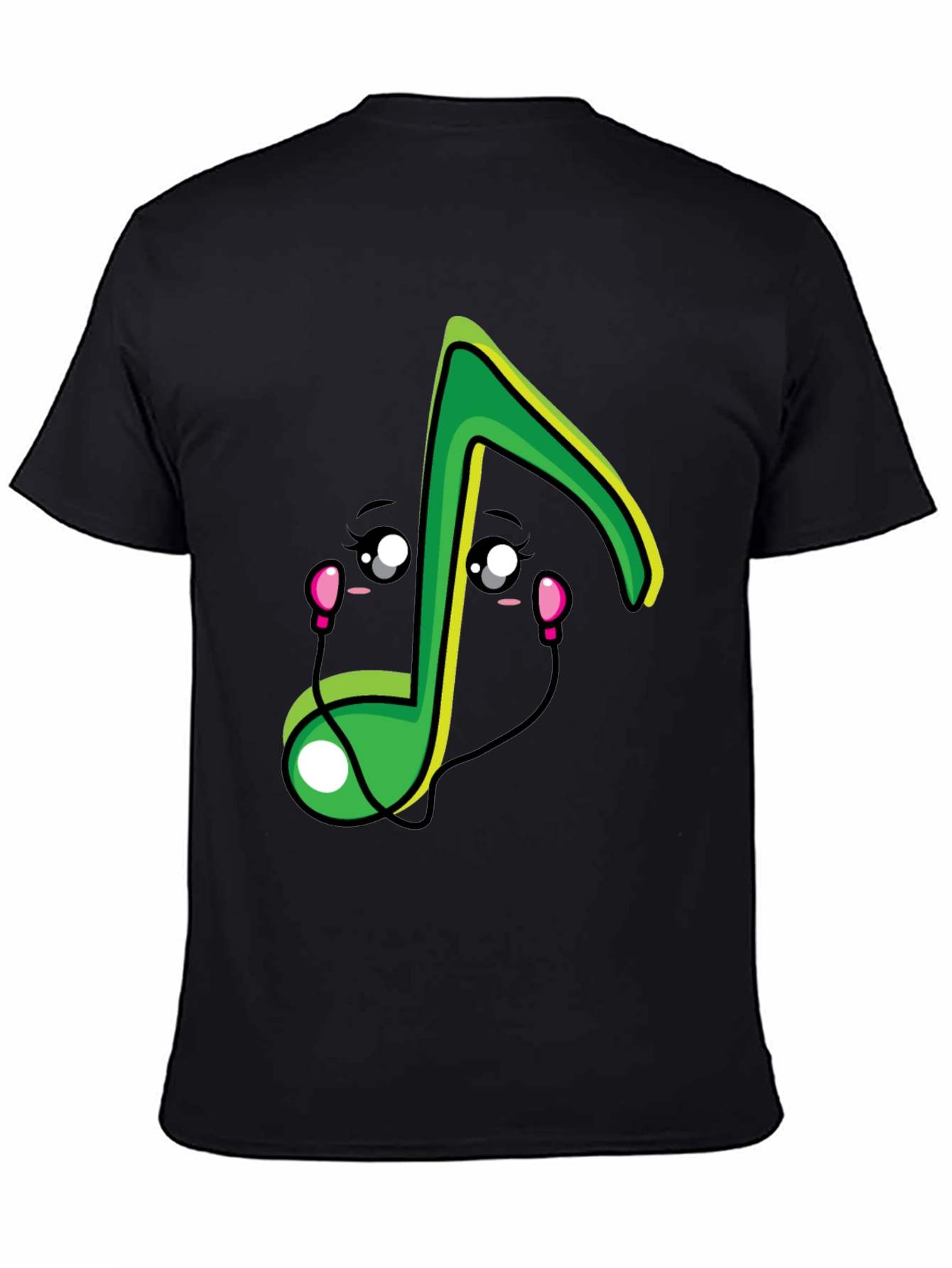 Cute Musical Note Graphic T-Shirt