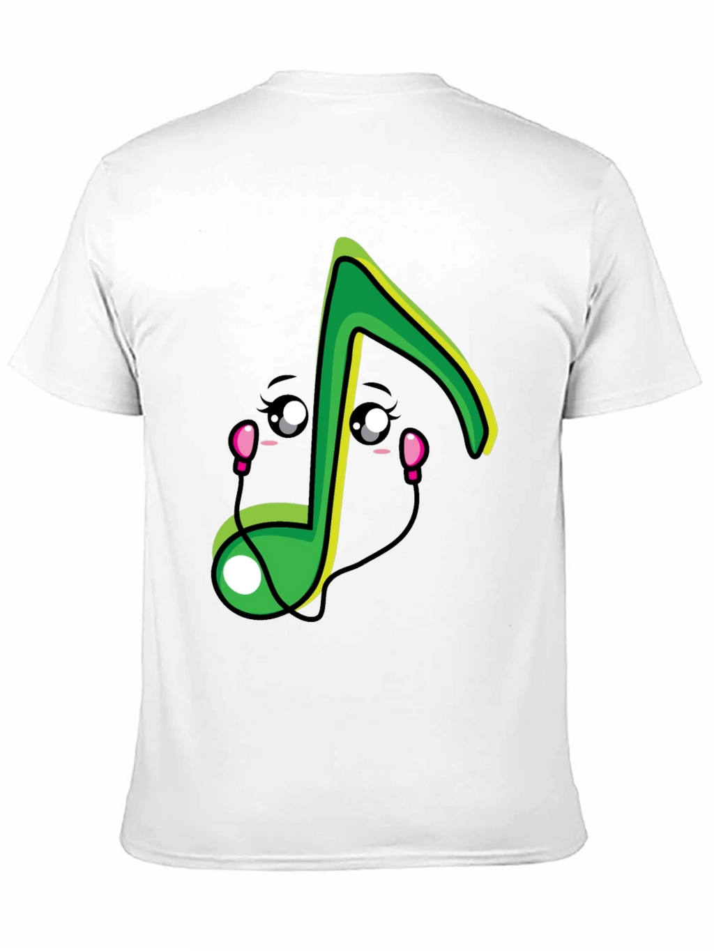 Cute Musical Note Graphic T-Shirt