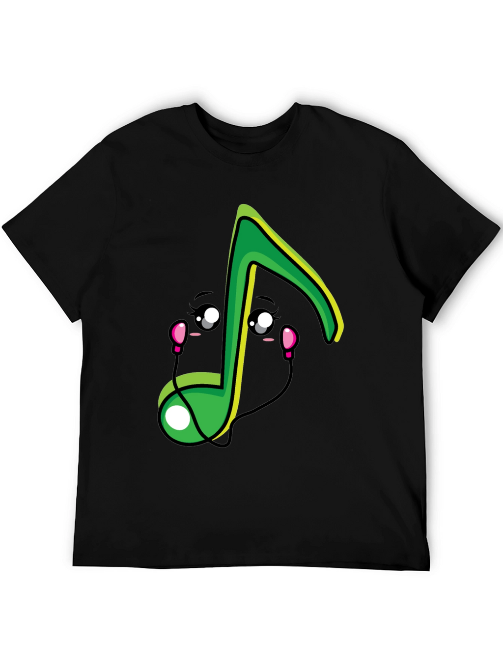 Cute Musical Note Graphic T-Shirt