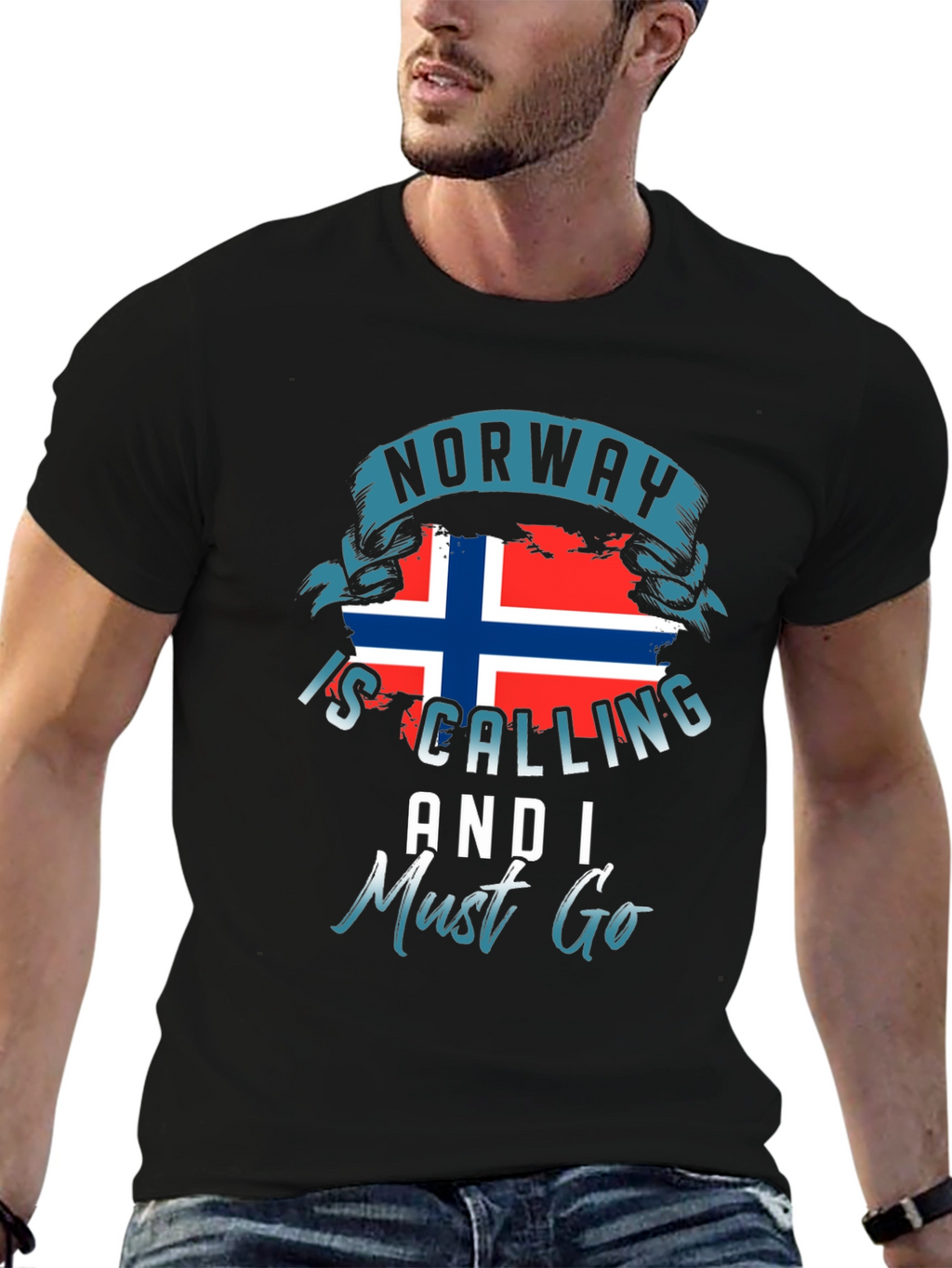 Norway Calling T-Shirt - Travel Adventure Tee
