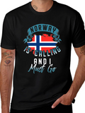 Norway Calling T-Shirt - Travel Adventure Tee