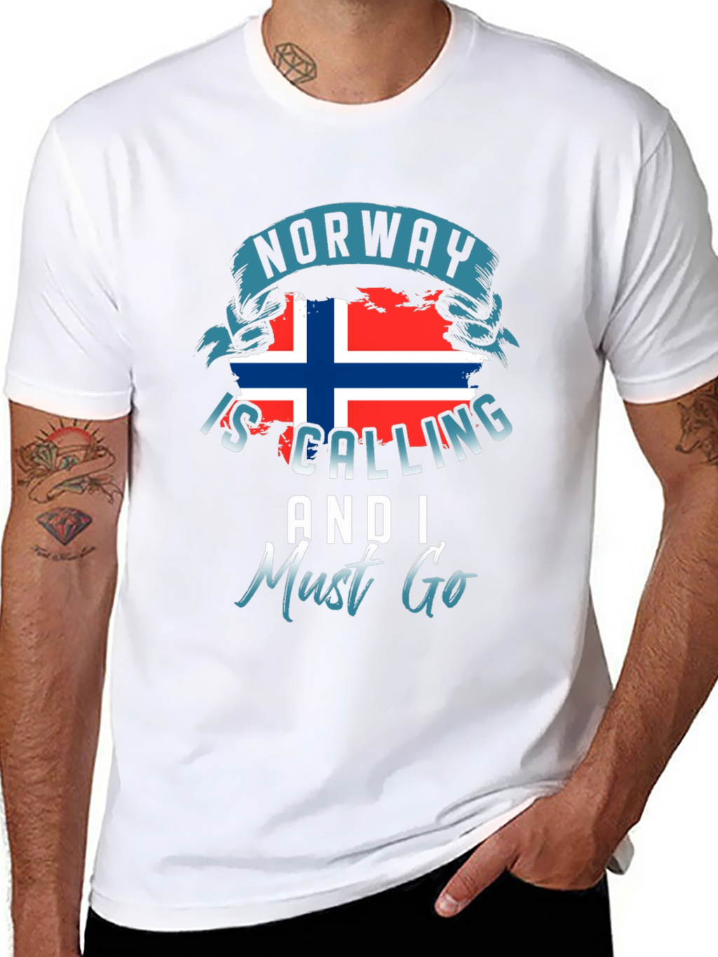 Norway Calling T-Shirt - Travel Adventure Tee