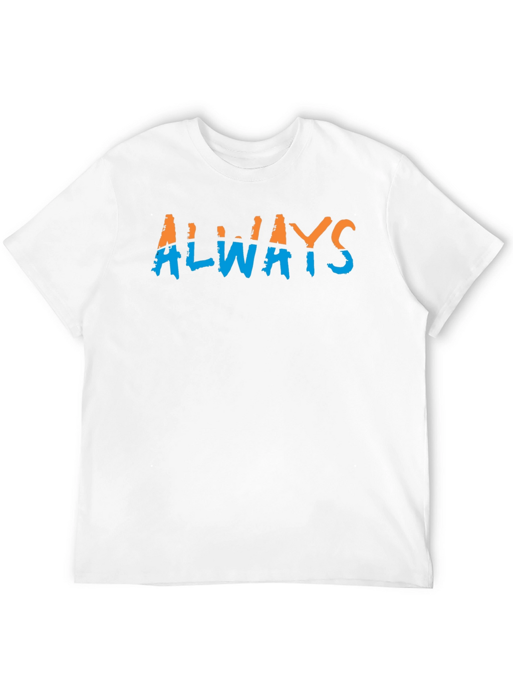 Stylish Always Graphic Print Black T-Shirt for Men