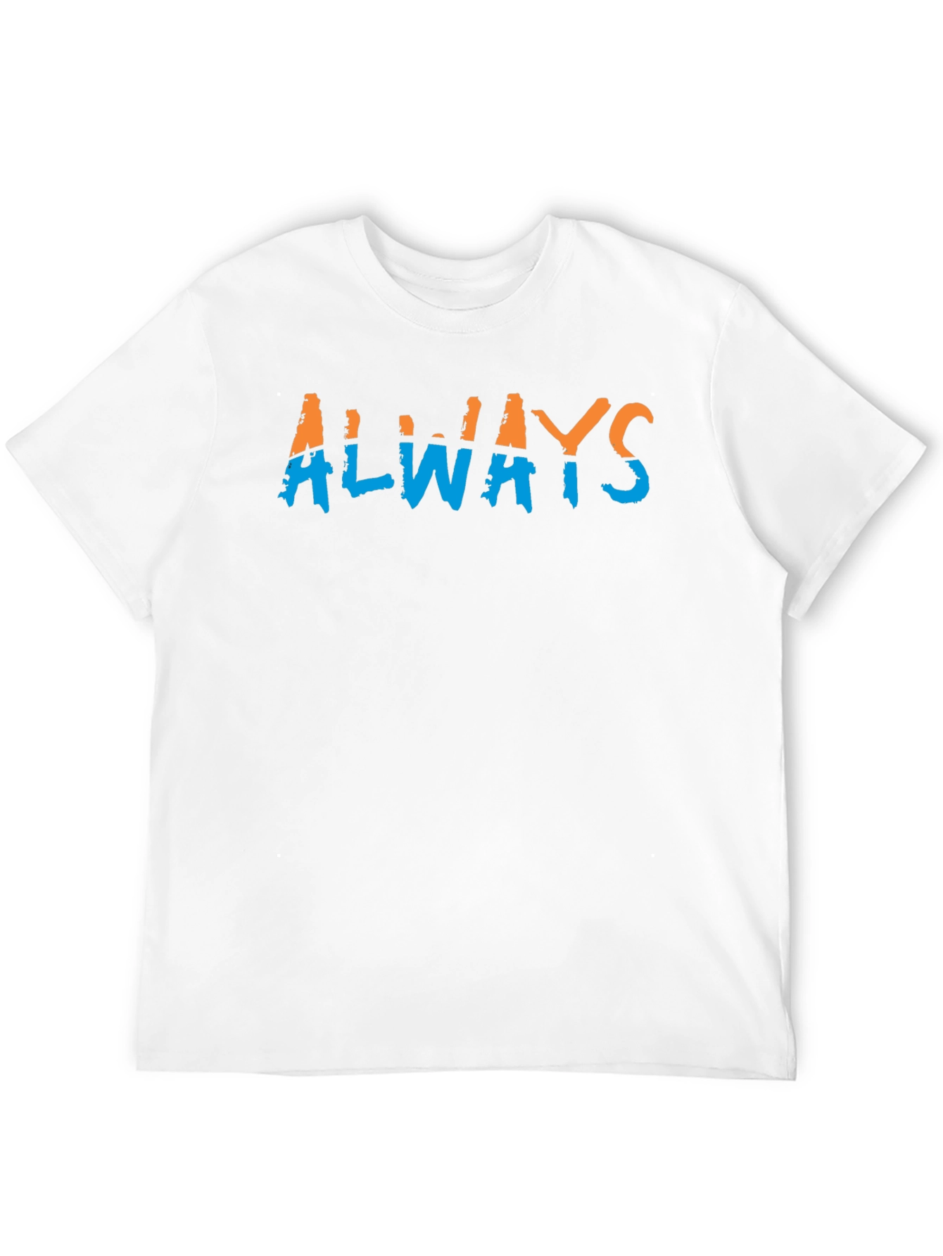 Stylish Always Graphic Print Black T-Shirt for Men