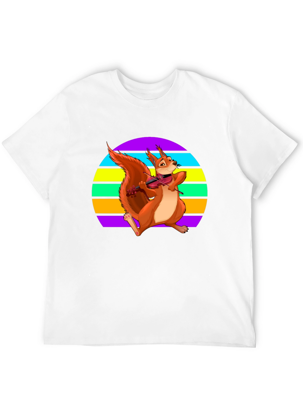 Squirrel Violinist Graphic Tee
