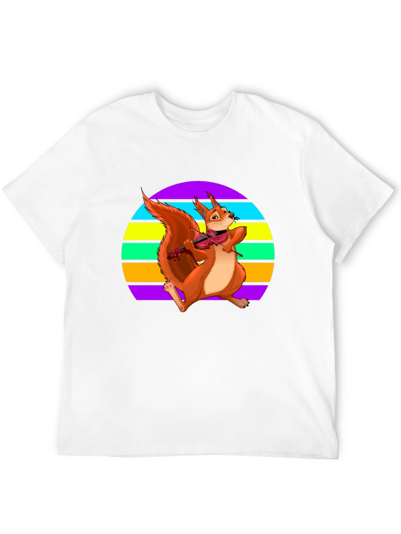Squirrel Violinist Graphic Tee