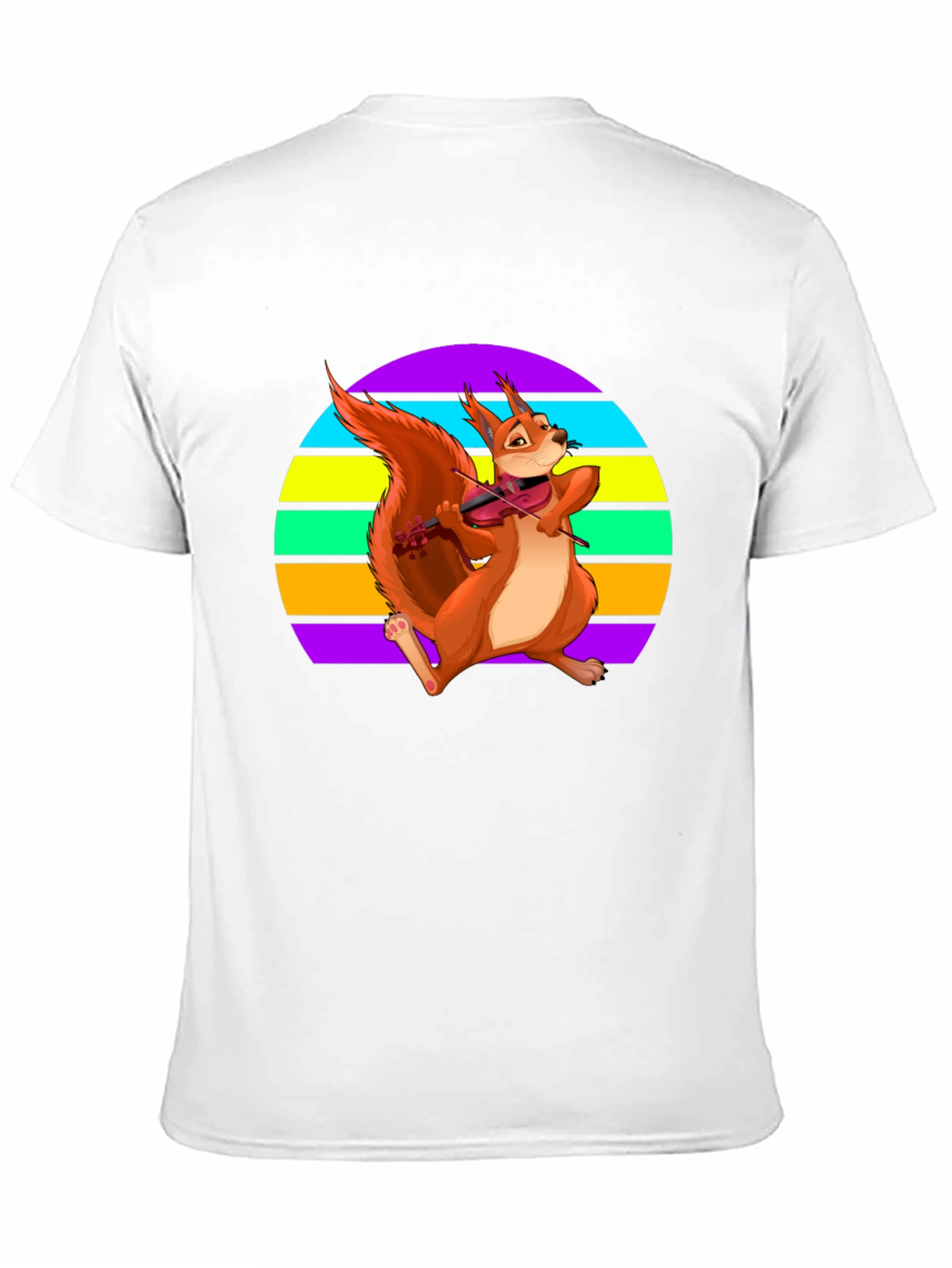 Squirrel Violinist Graphic Tee