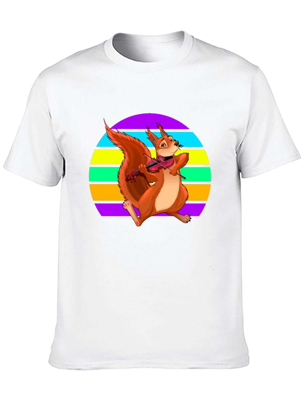 Squirrel Violinist Graphic Tee
