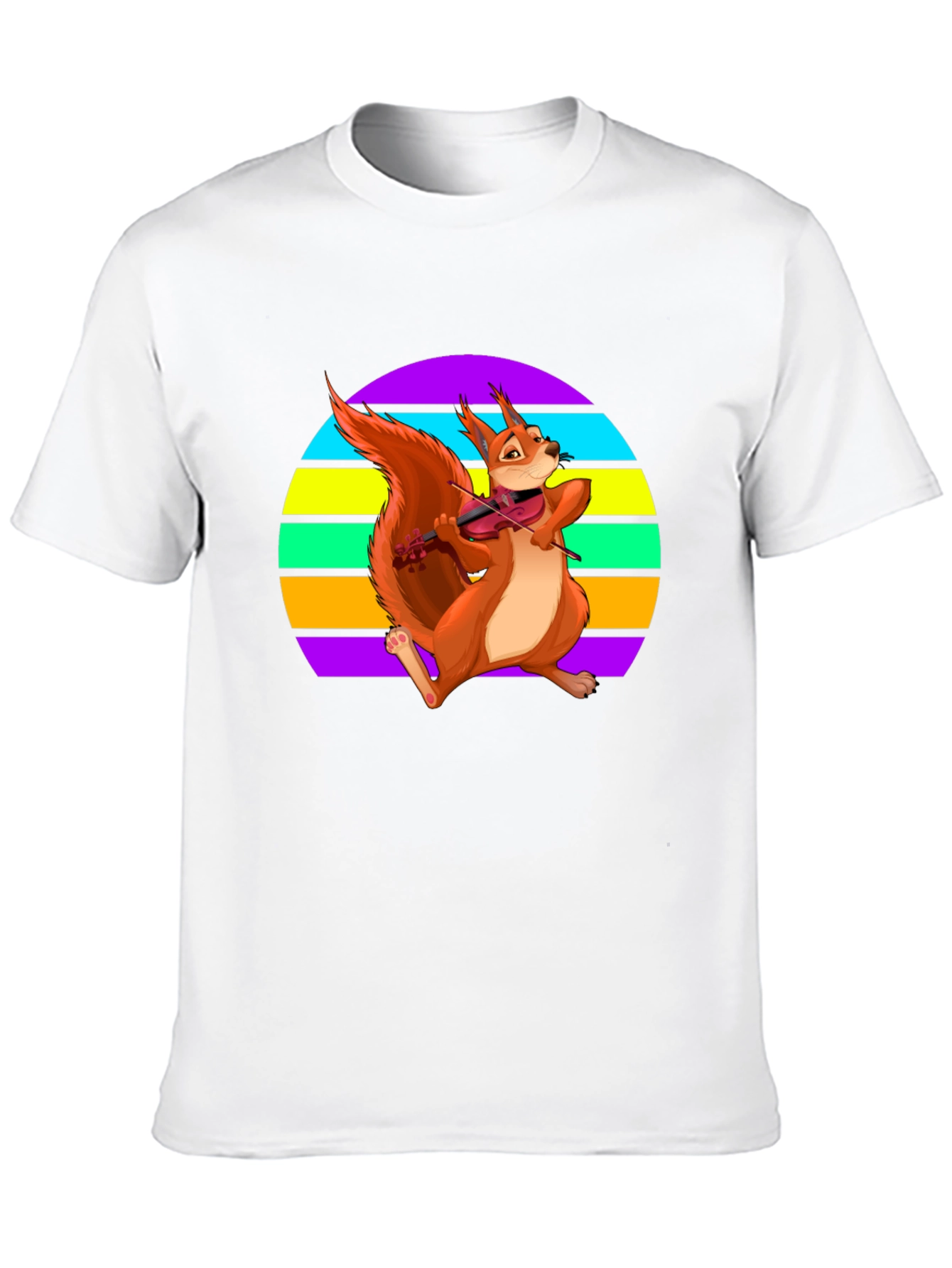 Squirrel Violinist Graphic Tee